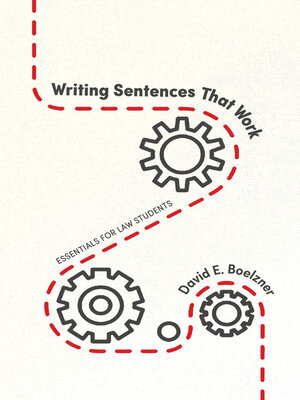 cover image of Writing Sentences That Work